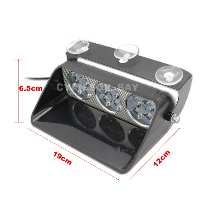 CYAN%20SOIL%20BAY%20Car%20Fireman%20truck%20Emergency%20flasher%20Fog%20lamp%2024W%2012%20led%20Windshield%20Warning%20light%20Car%20dash%20strobe%20light%20-%20Image%202