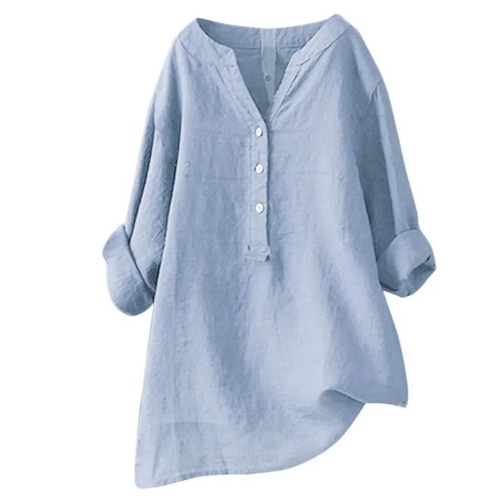 Women%20Long%20Sleeved%20Oversize%20Blouse%20Vintage%20Loose%20Bulses%20-%20Image%202