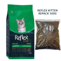 Reflex Plus Repacked Cat food Kitten Chicken 500g. 