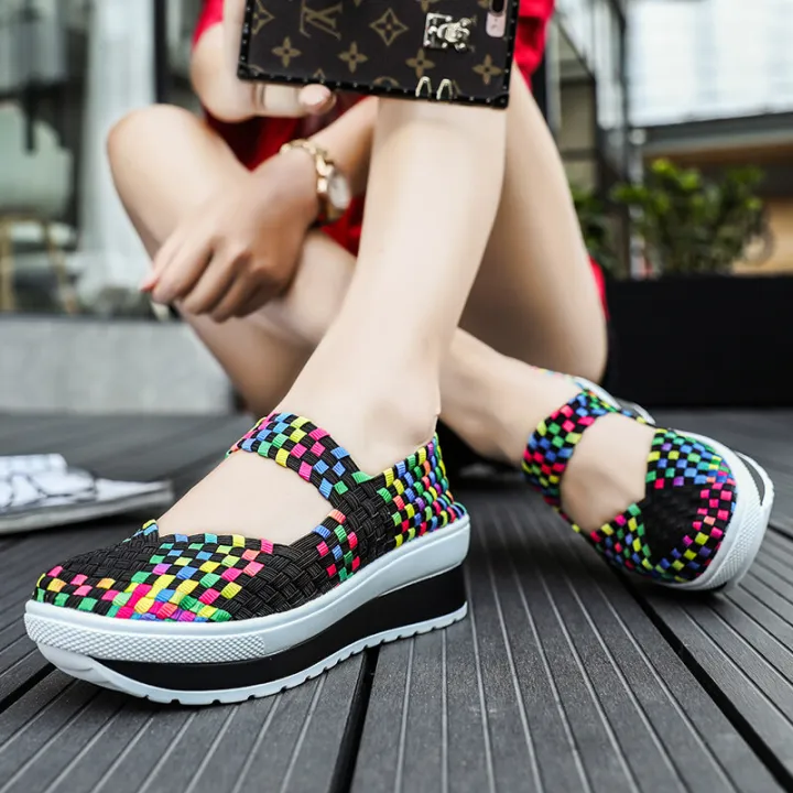 Sandals%20for%20Women%20%20Korean%20Shoes%20for%20Women%20Black%20Shoes%20for%20Women%20Wedge%20Shoes%20Bohemia%20Style%20Woven%20Shoes%20Flat%20shoes%20for%20women%20-%20Image%203