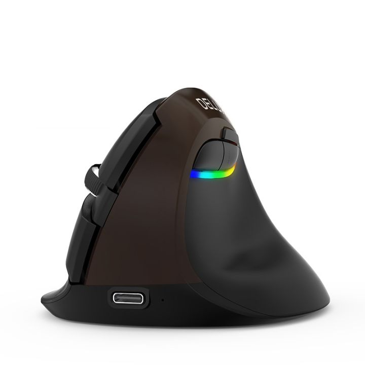 (COD)%20DELUX%20M618Mini%20Colorful%20Wireless%20Luminous%20Vertical%20Mouse%20Bluetooth%20Rechargeable%20Vertical%20Mouse%20-%20Image%202