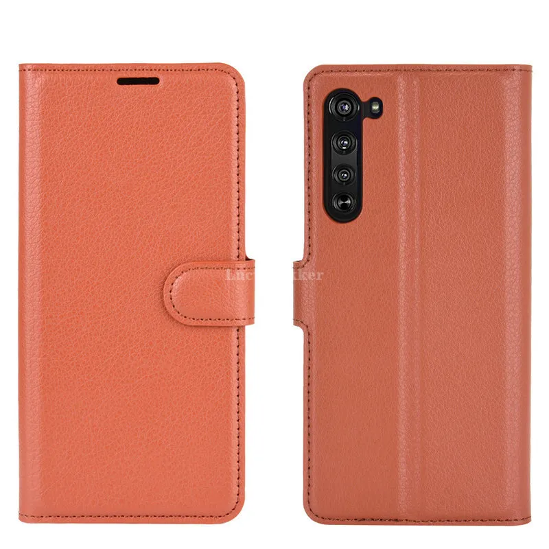 Leder-Hülle Für Motorola Edge 5G – Klapphülle Mit Kartenfach, Standfunktion & Rundum-Schutz