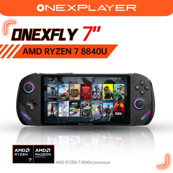Onexplayer ONEXFLY 7 Inch AMD R7 8840U 32GB LPDDR5X Windows11 AAA Game Mini Pc Handheld Console Notebook Laptop lPS-level