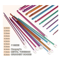 1 Set Tunisian Crochet Hooks Set 11 Packs Tunisian Crochet Hook Afghan Aluminum Crochet Needle(2Mm to 8Mm). 