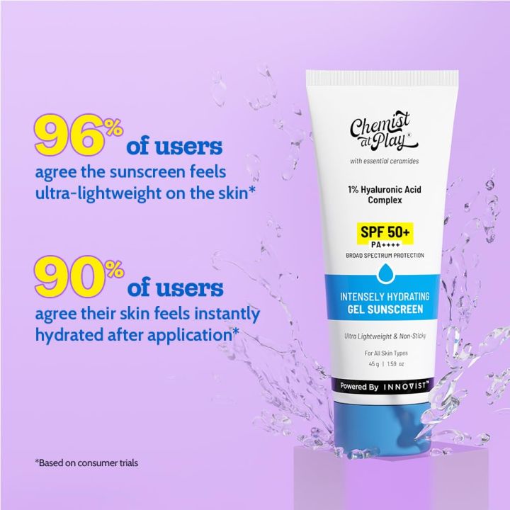 Chemist%20at%20Play%20Intensely%20Hydrating%20Gel%20Sunscreen%20SPF%2050+%20PA++++%20With%20Hyaluronic%20Acid%20&%20Ceramides%20for%20Normal,%20Dry,%20Oily,%20Combination%20skin%20types%2045gm%20-%20Image%204