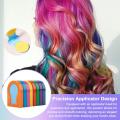 8 Colors Hair Dye Pressed Powder Hair Colors Disposable Instant Temporary Hair Coloring Powder Box Cosplay Party Supplies. 