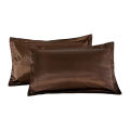 50x70cm Pure Emulation Silk Pillowcase Comfortable Soft Imitated Silk Satin Pillow Case Cover for Bed Throw Pillow No Zipper. 