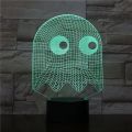 【Cathery Baby Store】Arcade Game Blinky Ghost 3d Night Lamp Table 7 Colors Changing Novelty Lighting Boy Child Kid Gift Pacman Nigh Light.