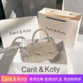 Autumn New Fashion Dinner Full Rhinestone Handbag Rhinestone Banquet Dress Pearl Chain Bag Shoulder Messenger Bag Women. 