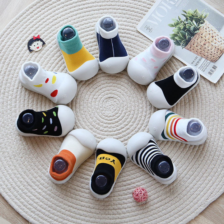 Baby Shoes Socks Thin Cotton Breathable Non-slip Update model baby shoe 2025