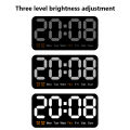 LED Digital Wall Clock With 2 Alarm Large Display Alarm Clock For Living Room Office Classroom Gym Shop Decor. 