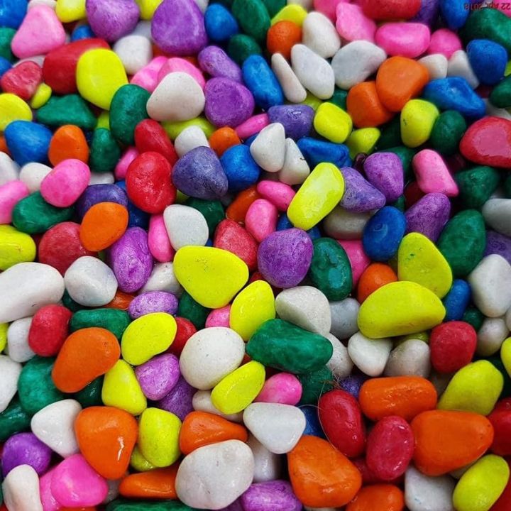 Stones/Pebbles for Aquarium, Fish Tank, Vase Filler, Garden, Gravel Planted Substrate 1kg