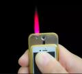 Phone Gas Lighter Iphone Shape slide Turbo Gas Jet Lighter. 