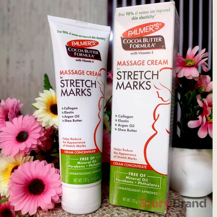 palmers cocoa butter massage cream for stretch marks 125g