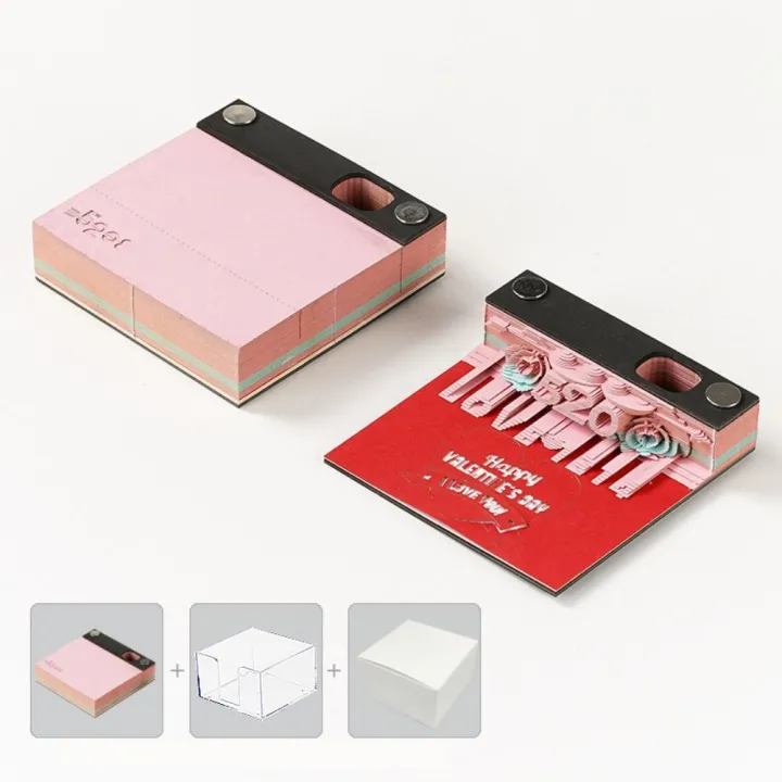 Crafts%202025%20Mini%20Desktop%20Calendar%20Creative%20Desktop%20Decor%20Ornaments%203D%20Paper%20Carving%20Calendar%20With%20Sticky%20Notes%203D%20Notepad%20Calendar%20Home%20Study%20Office%20-%20Image%209