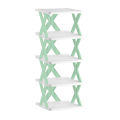 2-5 Layers Stackable Shoes Rack Easy-Assembled Shoes Organizer And Storage Plastic Cabinets Space-Saving Closet Home Decorations. 