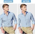 Shirt Holder Shirt Stays Men's Shirt Stays Men's Shirt Tail Elastic Garter Straps Belt with Non-Slip Locking Clamps. 