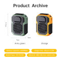 Vissko Outdoor Hanging Neck Fan Waist Fan 6000mah Mini Portable Rechargeable Bladeless Cooling Fan For Hiking Climbing Sports. 