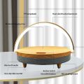 Wireless Charger Bluetooth Speaker Wooden Table Lamp High Power Mobile Phone Stand for IPhone 13 Wireless Charger Lamp Speaker.