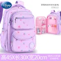 Appearance Kids Girls High 023 New Female Strawberry Bear Schoolbag Elementary School Students Third to Sixth Grade Large Capacity Female 2. 