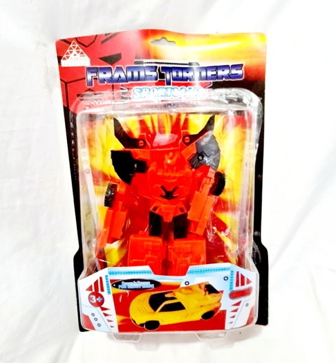 Transformer%20Robot%20Toy%20Car%20intelligent%20game%20block%20toy%20-%20Yellow%20red%20-%20Image%202