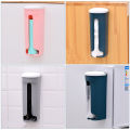1Pc Garbage Bag Storage Box Home Kitchen Bathroom Wall Hanging Plastic with Cover Holeless Wall Mounted Garbage Bag Storage Rack. 