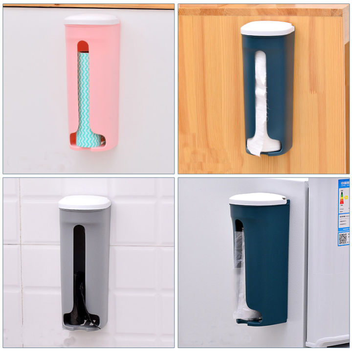 1Pc%20Garbage%20Bag%20Storage%20Box%20Home%20Kitchen%20Bathroom%20Wall%20Hanging%20Plastic%20with%20Cover%20Holeless%20Wall%20Mounted%20Garbage%20Bag%20Storage%20Rack%20-%20Image%205