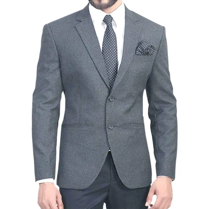 Gray blazer for men brand High quality formal blazer for men Ash