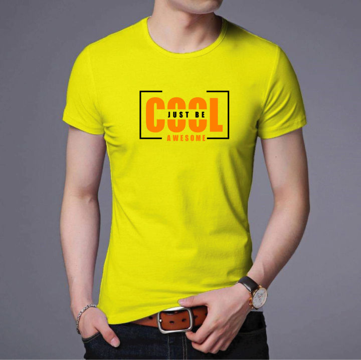 Smiles with the Casual Smile T-Shirt for Men - T Shirt for Man - A Round Neck Casual Wear for Everyday Comfort and a Stylish Look
