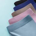 Antibacterial Ice Silk Seamless One-piece Underwear Solid Color Breathable Boxer Mid-waist Underwear.