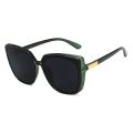 Exquisite Designer Cat Eye Sunglasses Woman Vintage Black Mirror Sun Glasses For Fashion Big Frame Cool Female Oculos De Sol. 