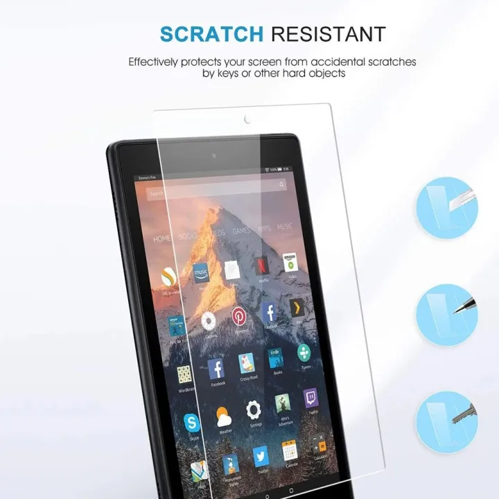 Glass%20Screen%20Protector%20For%20Amazon%20Fire%20HD%2010%202019%202017%20Fire%20HD%2010%209th%207th%20Gen%20Kids%20Edition%202018%2010.1%20Clear%20Tempered%20Glass%20-%20Image%205
