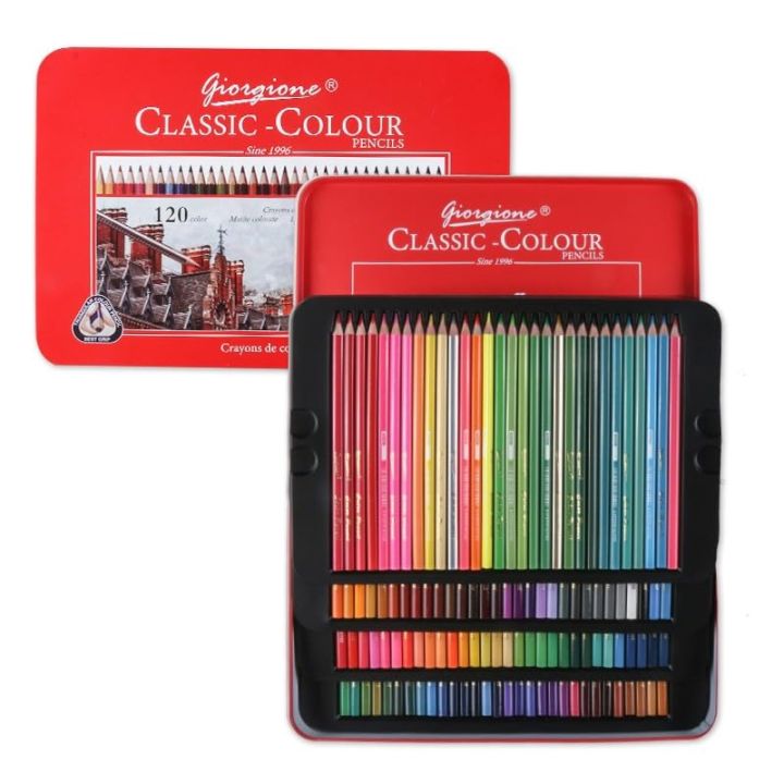 Giorgione® Artists Colouring Pencils Tin (Set of 120)