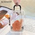 ECHIDNA Suitcase Box Space Saving Travel Jewelry Miniature Luggage.