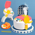 Portable Mini Rice Cooker Toy Kitchenware Set for Children's Early Education.