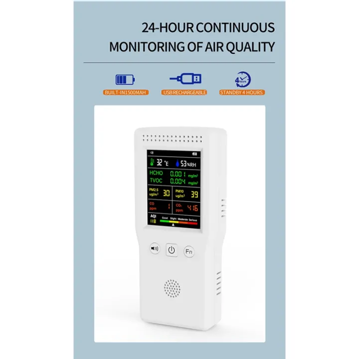 1%20Piece%209%20in%201%20Air%20Quality%20Monitor%20LCD%20Display%20PM2.5%20PM10%20HCHO%20TVOC%20CO%20CO2%20AQI%20Temperature%20Humidity%20Meter%20(White)%20-%20Image%203