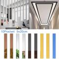 10pcs Acrylic 3D Mirror Wall Sticker Self-adhesive Removable Stickers Ceiling Edge Living Room TV Back Art Wall Decoration. 