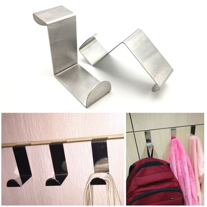 2Pcs/Set%20Stainless%20Steel%20Door%20Hooks%20Kitchen%20Cabinet%20Door%20Hanger%20For%20Towel%20Coat%20Clothes%20Bathroom%20Organizer%20Z%20Shape%20Hooks%20Rack%20-%20Image%205