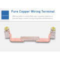 3 Phase 4 Wire Energy Meter 220/380V 5-80A Energy Consumption KWh Meter DIN Rail Installation Digital Power Meter. 
