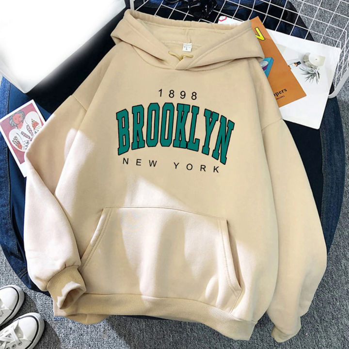 Fashion 1898 Brooklyn New York Hoodies Printed Men Woman