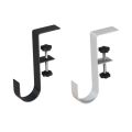 1/2pcs Adjustable Desk Edge Hook Without Punching Office Desktop Edge Hanging Bag Hook Student Backpack Storage Hanging Hook.