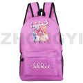 Fashion Casual Women LoliRock Game Backpacks Kawaii Pink Merch LoliRockstar Anime Schoolbags Halloween Gifts Children Book Bags.