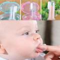 Soft Safe Baby Toothbrush Kids Silicone Finger Toothbrush With Box.
