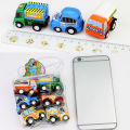 6Pcs Cartoon Pull Back Diecast Car Truck Model Kids Toddlers Toy Party Favors. 