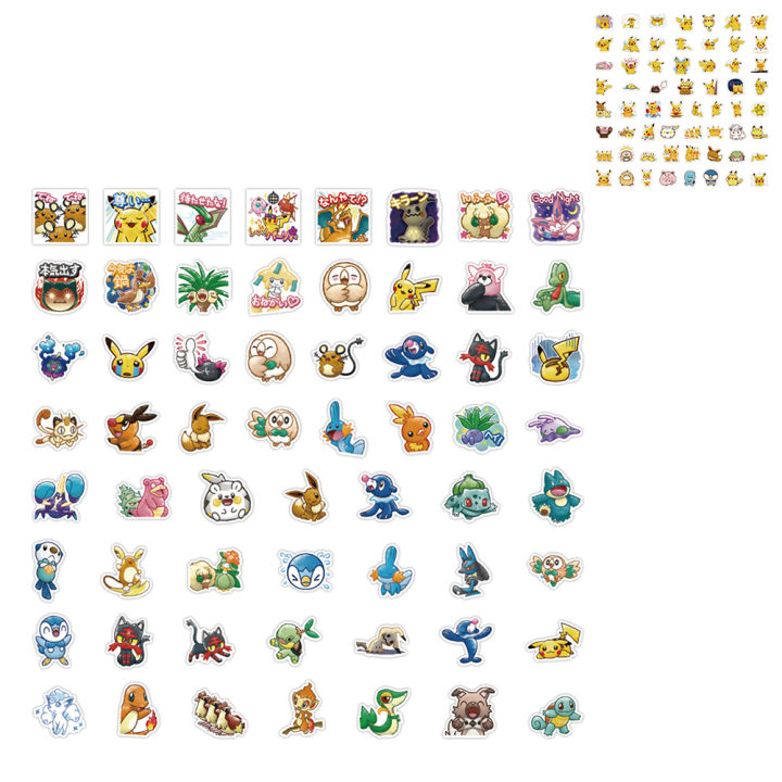 60pcs%20Pokemon%20Cartoon%20Stickers%20Cute%20Anime%20Decals%20For%20Laptop%20Water%20Bottles%20Skateboard%20Guitar%20-%20Image%203