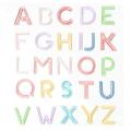 26pcs/set Photos Clip Letter Metal Notes Alphabet Stationery Paper Clips. 