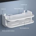 New Wifi Router Stand Double Layer Wall Mounted Home decorator PVC Tarpaulin - 2 Layer Wood Desk Set - Cloth Stand Wifi Modem Router  Mobile Stand, Router, bathroom accessories, bathroom accessories corner rack, bathroom self, jainamaz stand, Self stand. 
