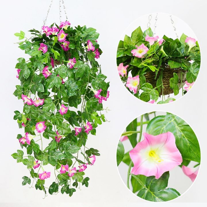 Artificial%20Flower%20Rattan%20Living%20Room%20Decoration%20Flowers%20Wall%20Decoration%20Chlorophytum%20Hanging%20Basket%20Wall%20Hanging%20Outdoor%20Simulation%20Morning%20Glory%20-%20Image%203