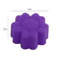 4Pcs 5cm Silicone Sunflower Cake Decoration Mold Dessert Making Baking Tools.