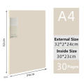 30 pages A4 File Folder Display Book Portable Plastic cover 20 pages Paper Document Organizer 40 pages 60 pages File Folder for. 